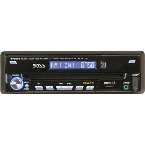 Boss Audio BV9980RDS 7-Inch In-Dash DVD Receiver with Motori